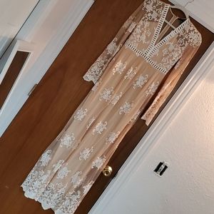 Embroidered Maxi Dress